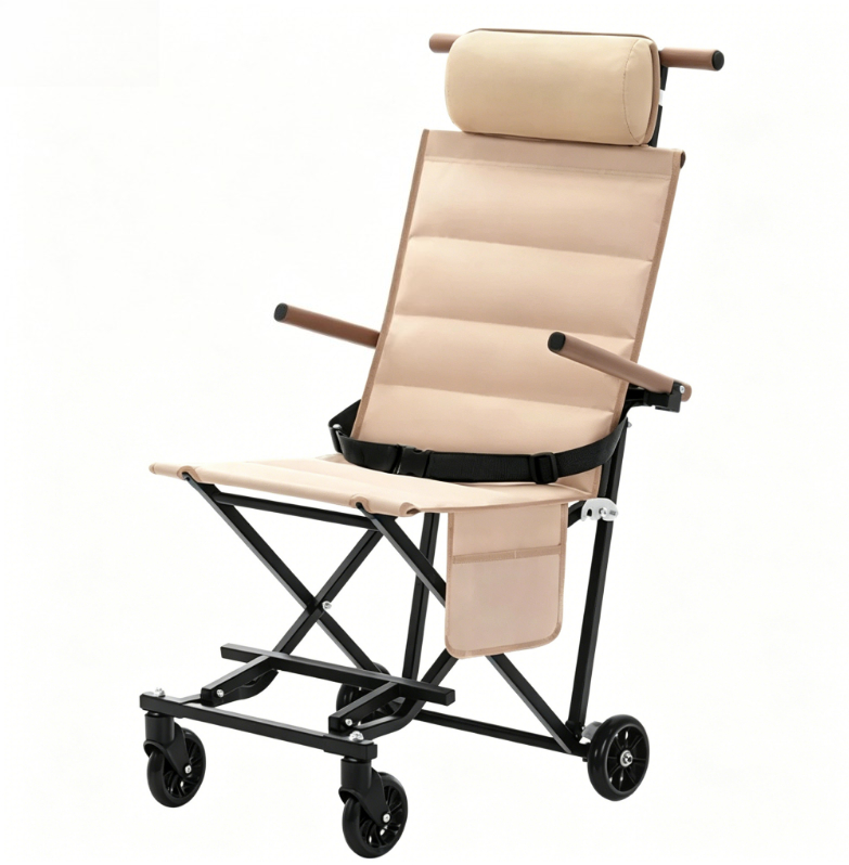 Kids Outdoor Lounger Chair - Tragbarer, faltbarer, multifunktionaler, verstellbarer Kinder-Trolley-Stuhl, hochbelastbar,