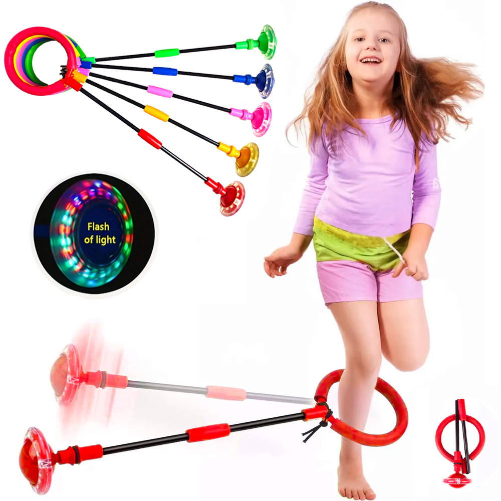 Kids Outdoor Jumping - Flash Springseil Ball Kinder Ein Fuß