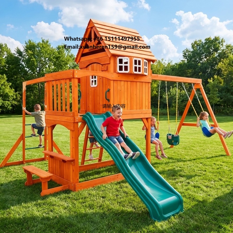Kids Outdoor Monkey Bar Set - Großes Outdoor-Spielgerät für Kinder, Spielplatz für
