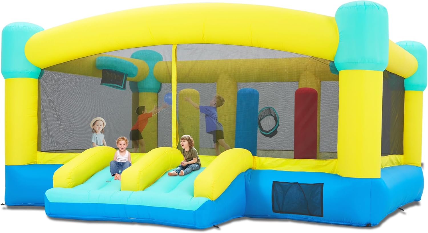 Kids Outdoor Slide - Große Hüpfburg, 15 x 14,8 FT