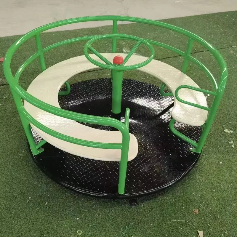 Kids Outdoor Seating - Robuster Metall-Drehstuhl für Kinder, Outdoor-Spielplatz-Ausstattung, Kindergartenmöbel,
