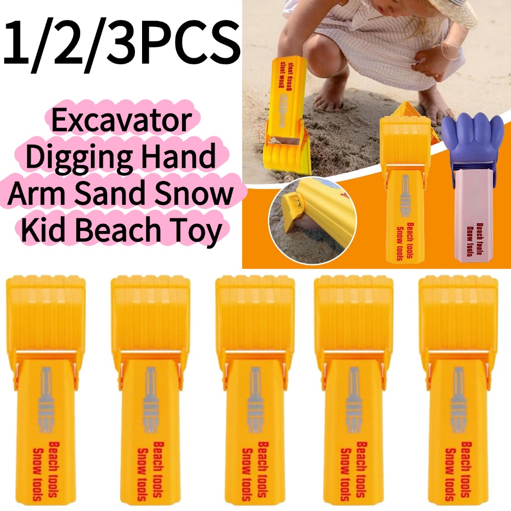 Kids Outdoor Excavator - 1/3-teiliges Bagger-Spielzeug-Set für Kinder: Sand- und