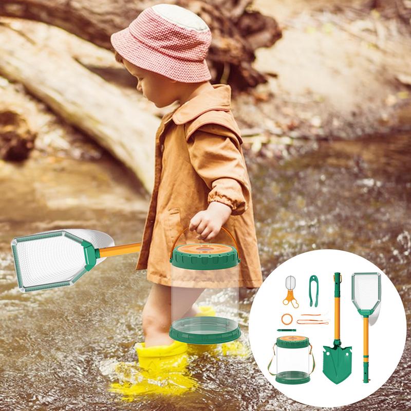 Kids Outdoor Adventure Kit - Schmetterlingsfangset, einziehbarer Lebewesenfänger, Schmetterlingsfänger für Kinder,