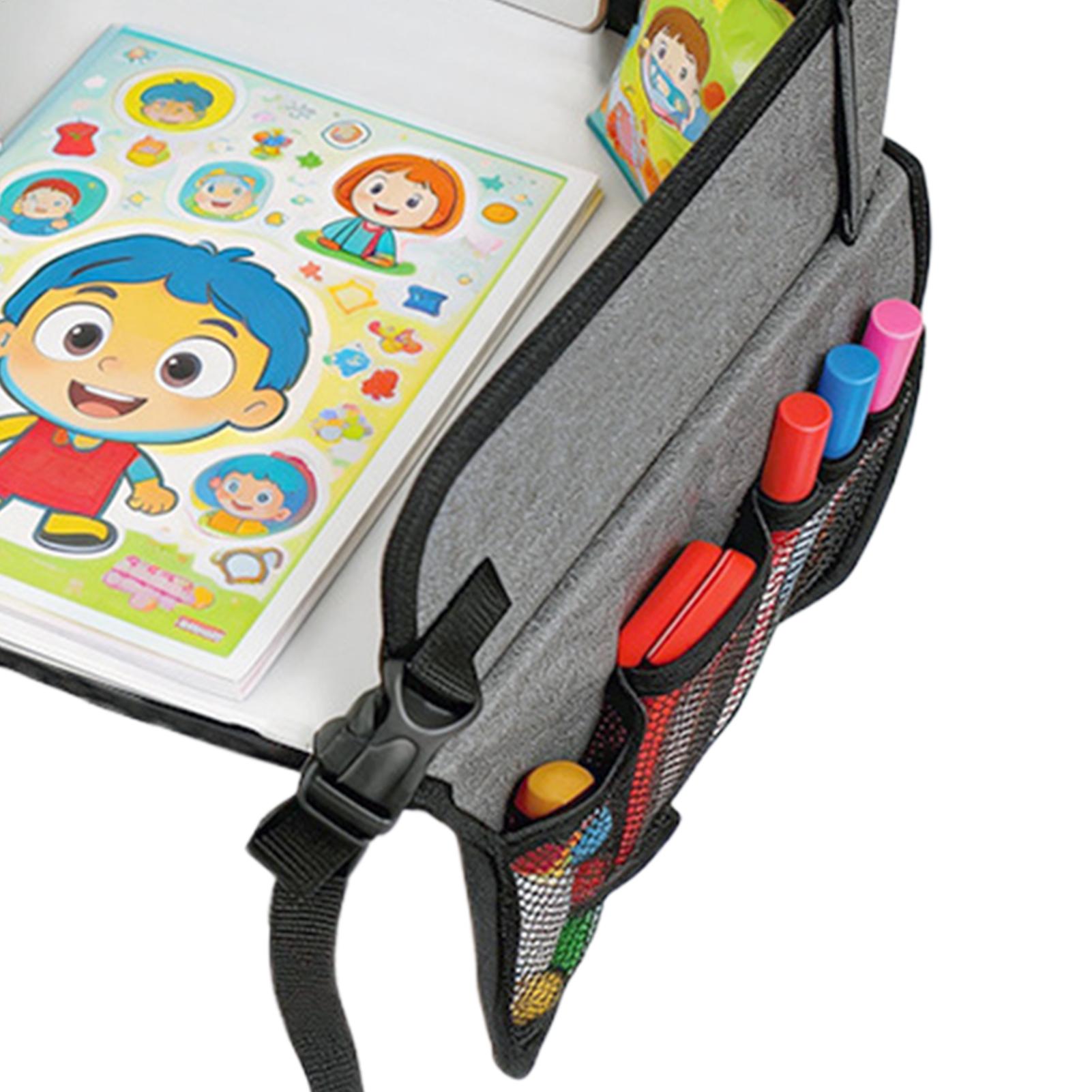 Kids Outdoor Table - Kinder-Reisetablett mit Tasche, verstellbarem Gurt, interaktivem,