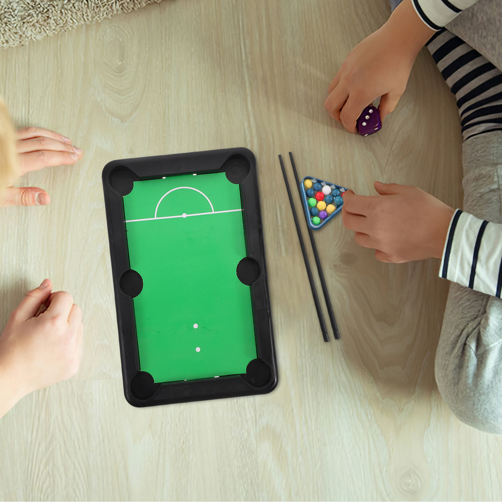 Kids Outdoor Table - 1 Set Kinder Mini-Billardtisch Tragbares Indoor-Outdoor
