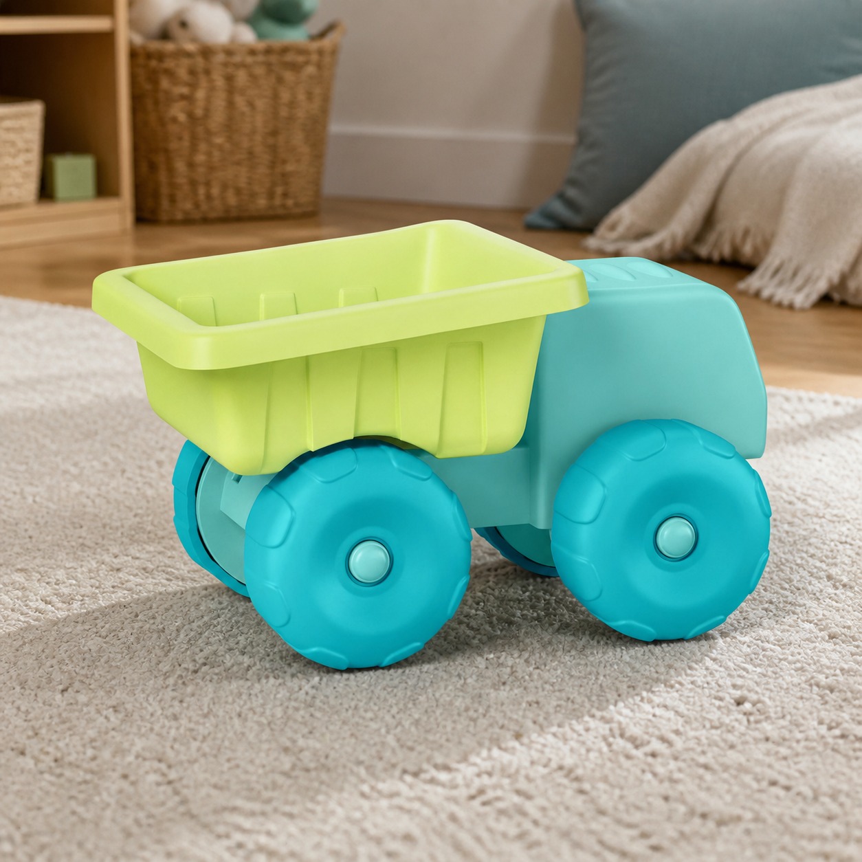 Kids Outdoor Digger - Muldenkipper-Sandspielzeug Strand-Spielzeugfahrzeug Langlebiger Plastik-Sandkastenbagger für Kinder