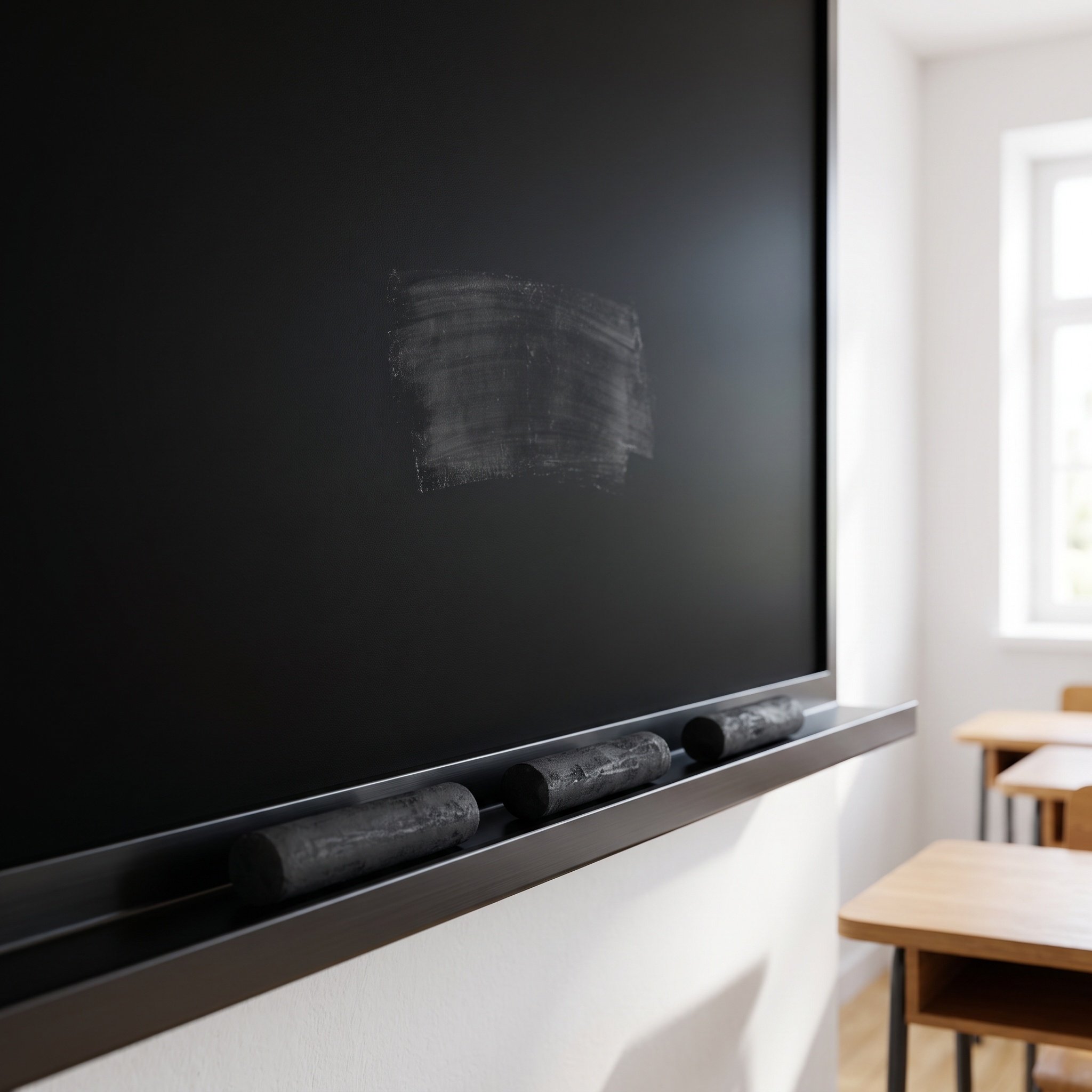 Kids Outdoor Chalkboard - 40 Stück schwarze Kreide für Unterricht,