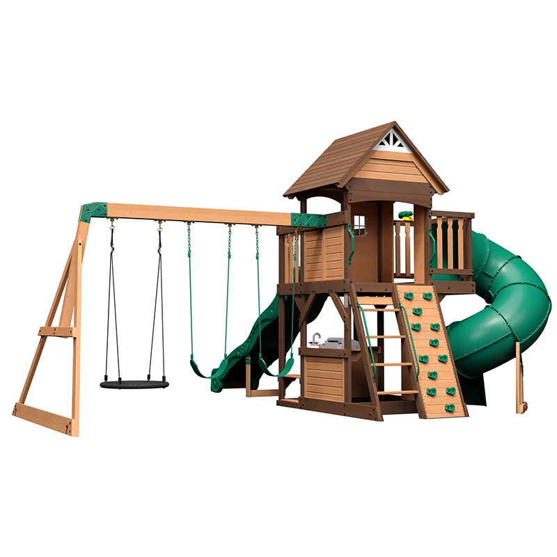 Holz-Spielplatzset für den Auß – Kids Outdoor Monkey Bar Set Bewertung und Preis