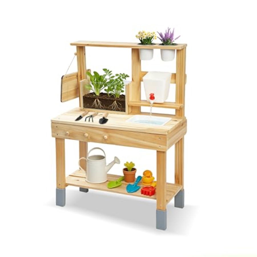 Outdoor-Kinder-Pflanzbank mit  – Kids Outdoor Chalkboard Bewertung und Preis