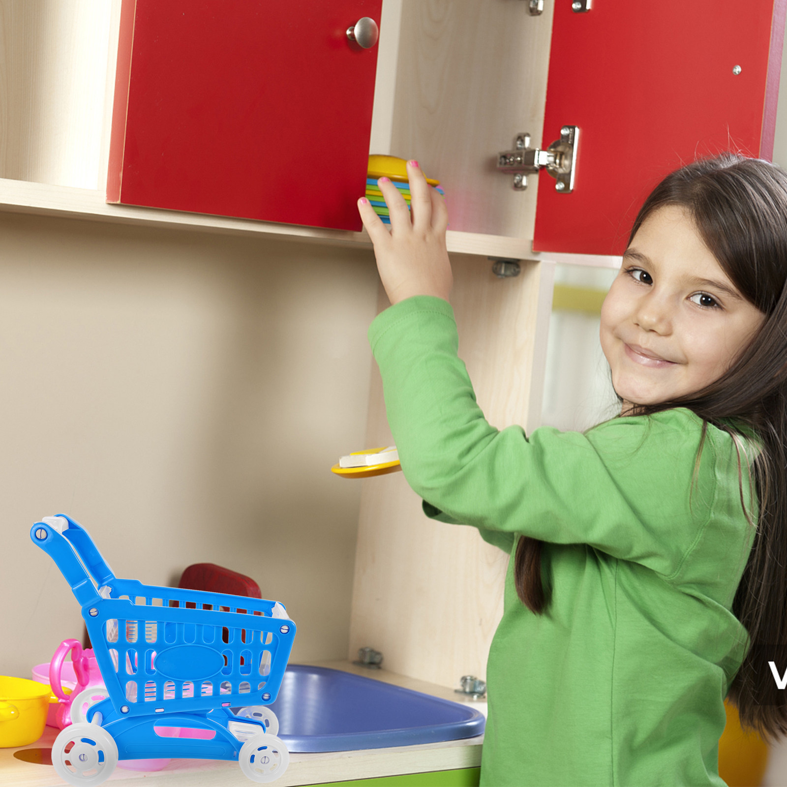 Mini-Supermarkt-Einkaufswagen  – Kids Indoor Outdoor Cart Bewertung und Preis