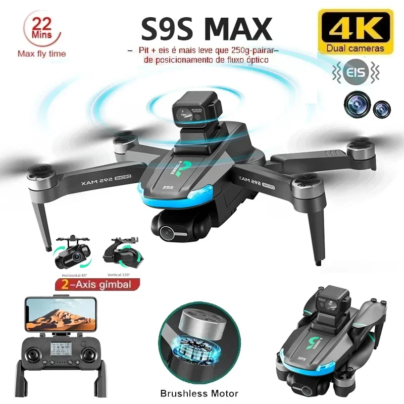 NEUE S9S MAX MINI Drone 4K 2-A – Kids Outdoor Toy Storage Bewertung und Preis