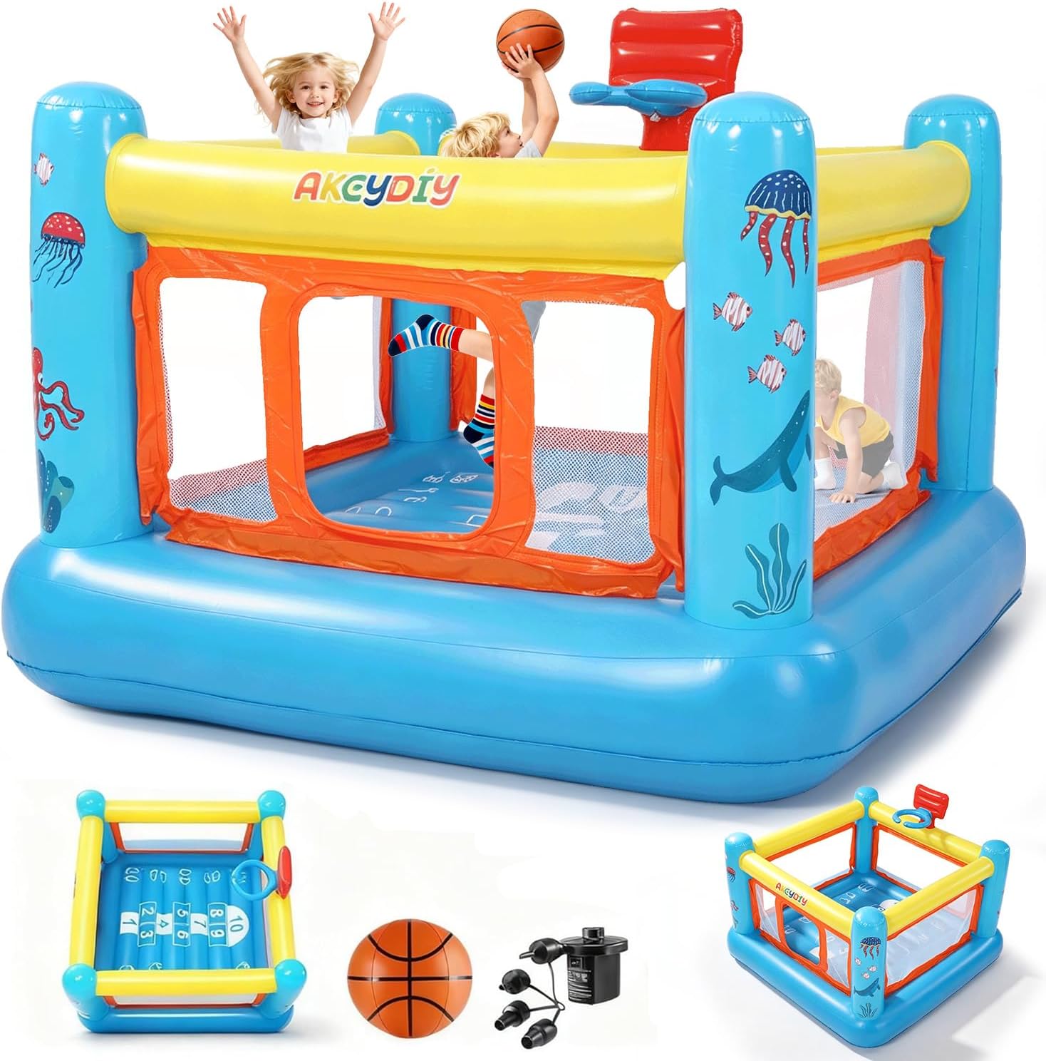 Hüpfburg, PVC Aufblasbare Hüpf – Kids Outdoor Jumping Bewertung und Preis