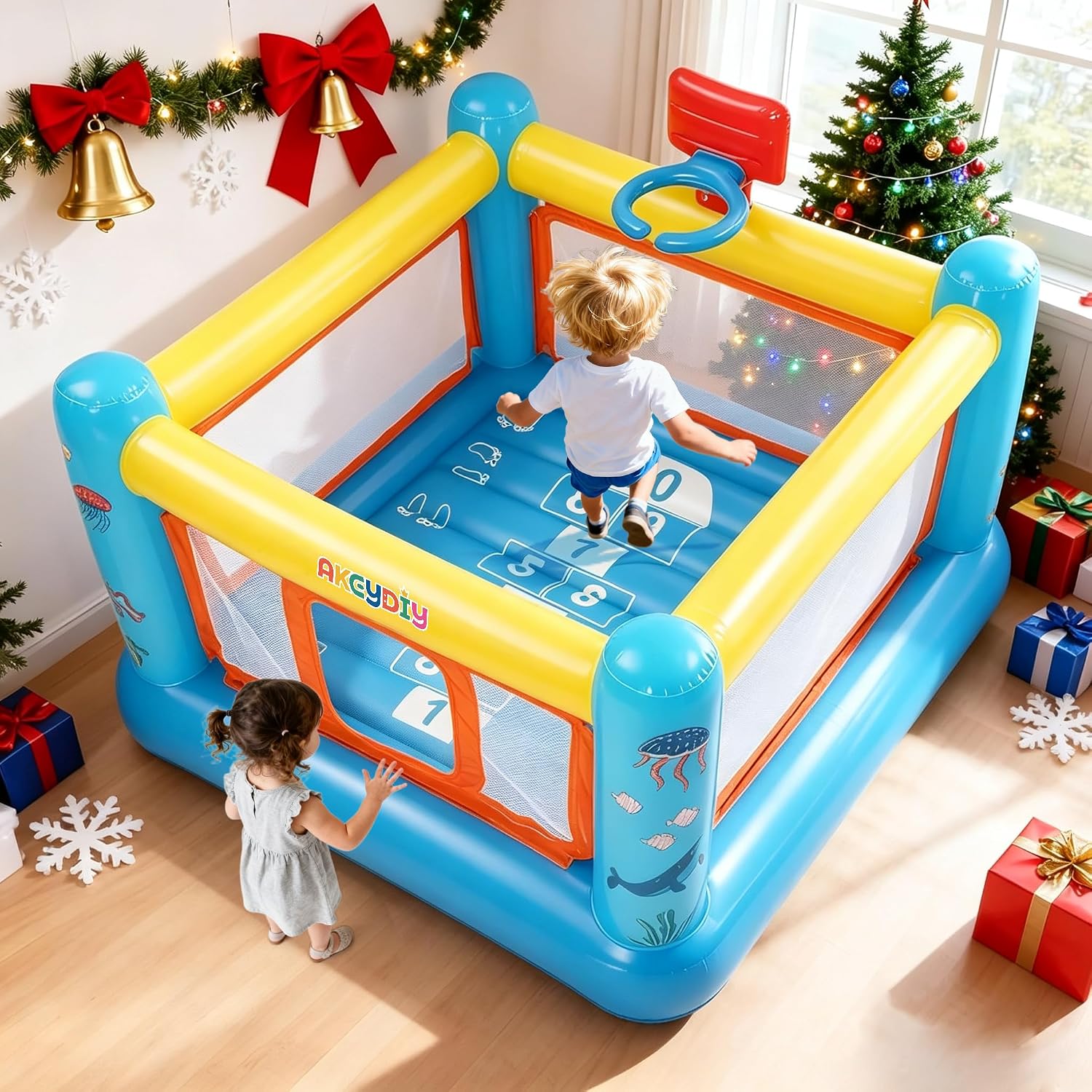 Hüpfburg, PVC Aufblasbare Hüpf – Kids Outdoor Jumping Bewertung und Preis