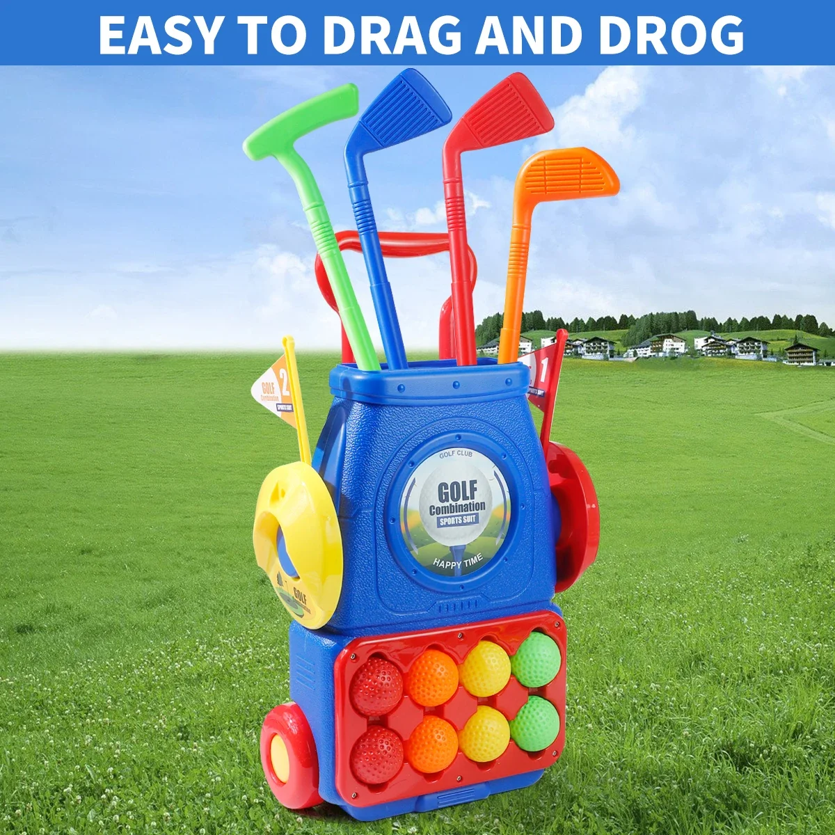 MQUDUO Kinder-Golf-Putting-Spi – Kids Indoor Outdoor Cart Bewertung und Preis