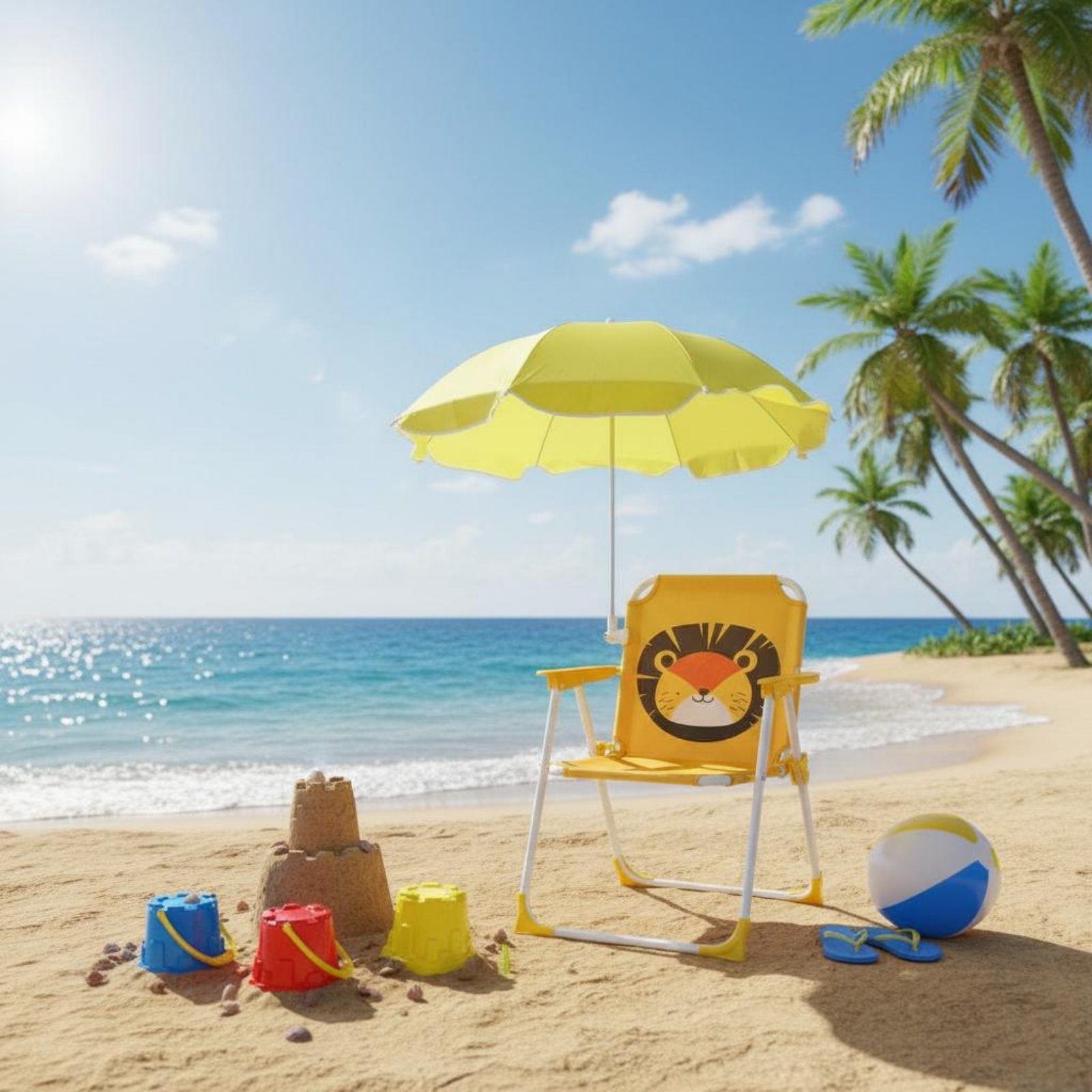 Kinder-Strandstuhl mit Sonnens – Kids Outdoor Chair Plastic Bewertung und Preis