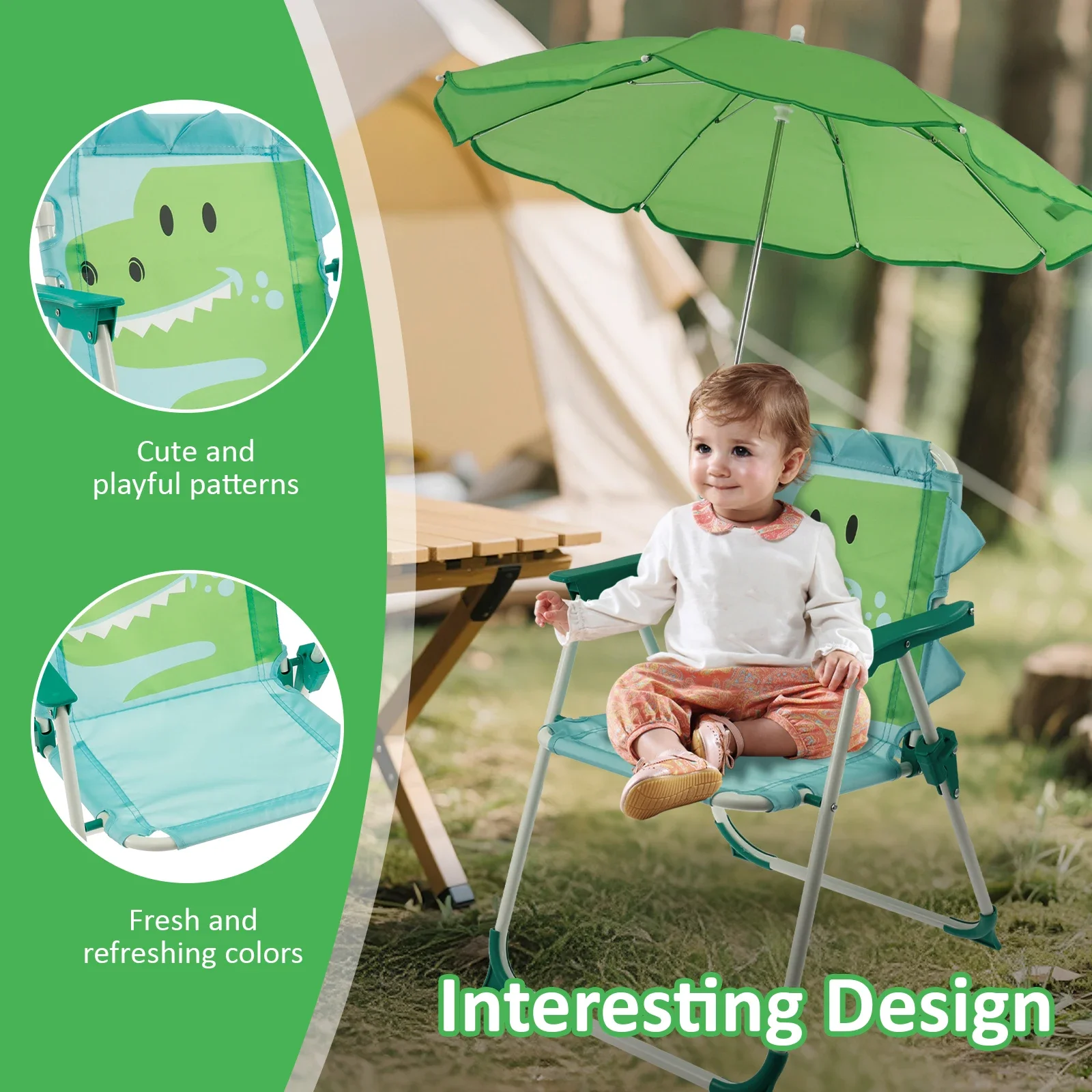 Kinder Klappbarer Strandstuhl  – Kids Outdoor Lounger Chair Bewertung und Preis