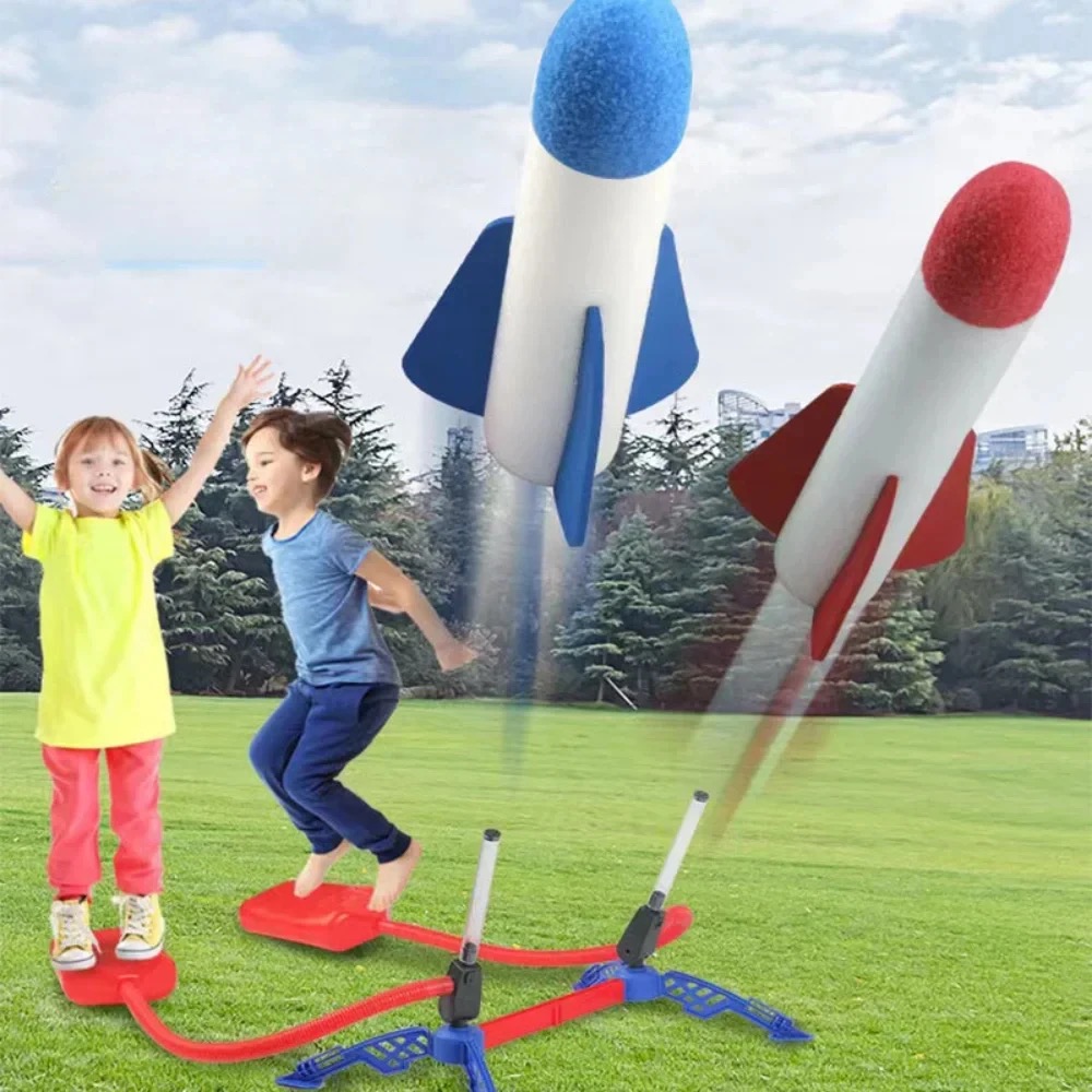 Kinder Outdoor-Raketen-Fußpump – Kids Outdoor Jumping Bewertung und Preis