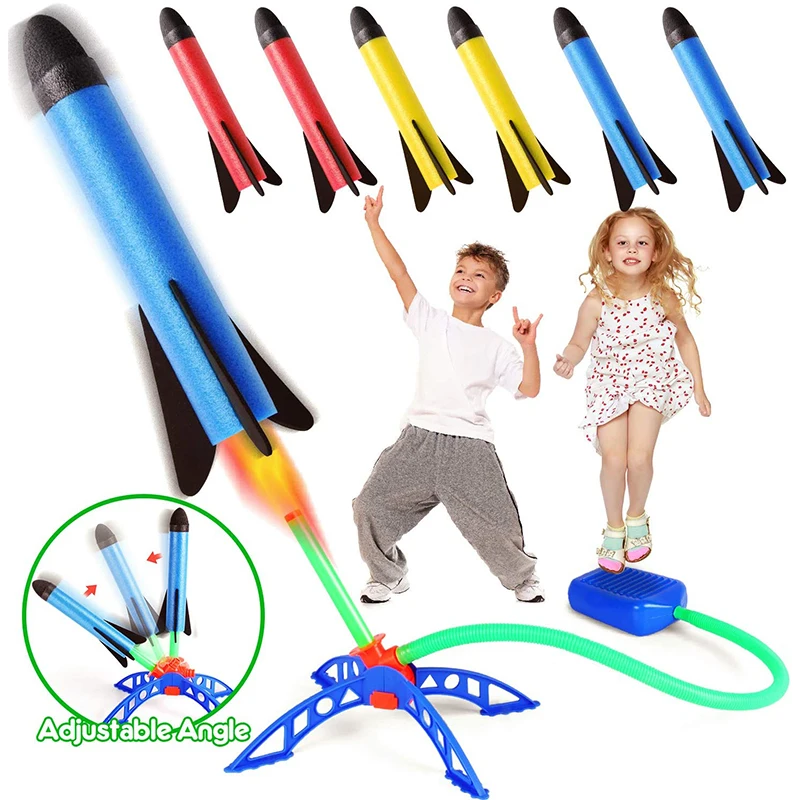 Kinder Outdoor-Raketen-Fußpump – Kids Outdoor Jumping Bewertung und Preis