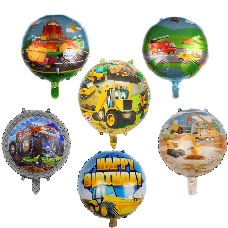 10 stücke 18 zoll Cartoon auto – Kids Outdoor Excavator Bewertung und Preis