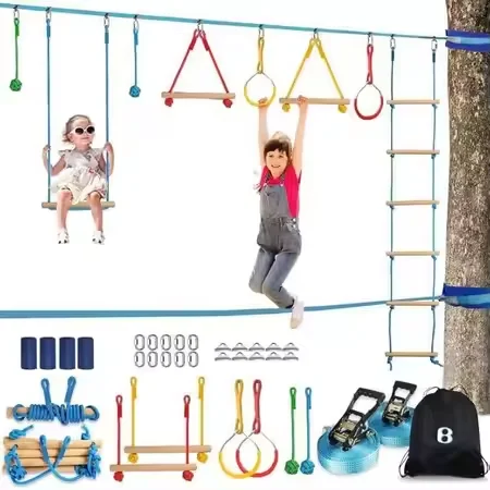 Warrior Hindernisparcours-Set  – Kids Outdoor Monkey Bar Set Bewertung und Preis